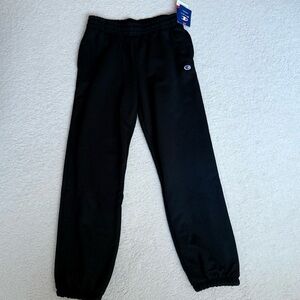 Champion Womens Cinched-Bottom Fleece Sweatpants, Oversized Fit, Midweight